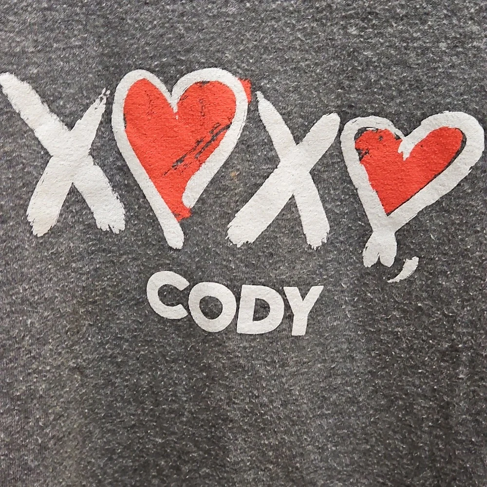 Peloton Gray Rigsby XOXO Cody Sweatshirt Womens Size XL